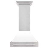 30'' DuraSnow Stainless Steel Range Hood with White Matte Shell (8654SNX-WM30)