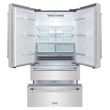 36'' 22.5 cu. ft Freestanding French Door Refrigerator with Ice Maker in Fingerprint Resistant Stainless Steel