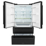 36'' 22.5 cu. ft Freestanding French Door Refrigerator with Ice Maker in Fingerprint Resistant Black Stainless Steel