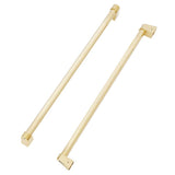 Z-Line - Gold Autograph Edition Handles for Freestanding Refrigerators - Polished Gold