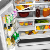 36'' Autograph Edition 22.5 cu. ft Freestanding French Door Refrigerator with Ice Maker in Fingerprint Resistant Stainless Steel with Gold Accents (RFMZ-36-G)