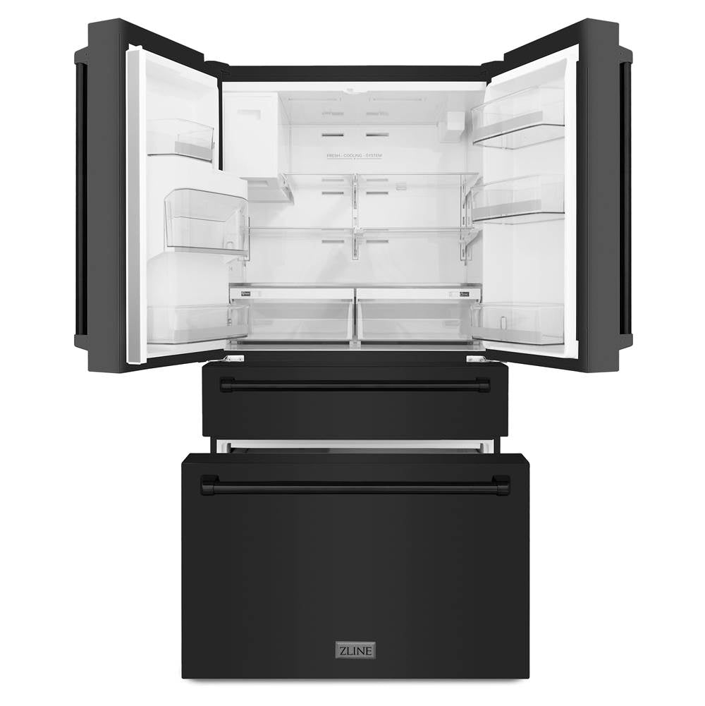 36 in. 21.6 cu. ft Freestanding French Door Refrigerator with Water and Ice Dispenser in Fingerprint Resistant Stainless Steel