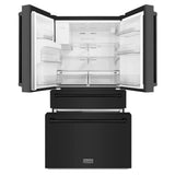 36 in. 21.6 cu. ft Freestanding French Door Refrigerator with Water and Ice Dispenser in Fingerprint Resistant Stainless Steel