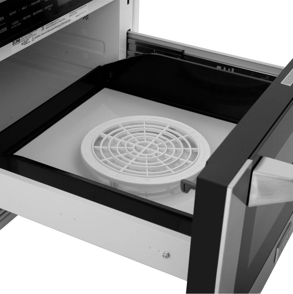 24'' 1.2 cu. ft. Built-in Microwave Drawer with a Traditional Handle in Stainless Steel