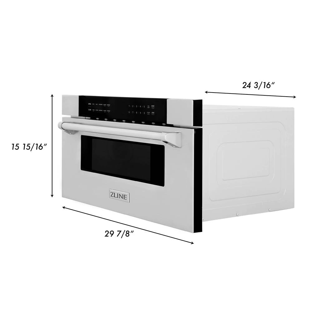 30'' 1.2 cu. ft. Built-In Microwave Drawer in Stainless Steel