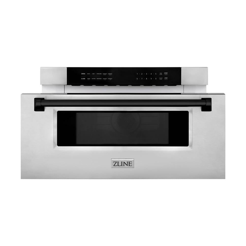 Autograph Edition 30'' 1.2 cu. ft. Built-In Microwave Drawer in Stainless Steel with Champagne Bronze Accents