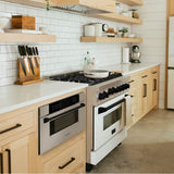 Autograph Edition 30'' 1.2 cu. ft. Built-In Microwave Drawer in Stainless Steel with Champagne Bronze Accents