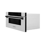 Autograph Edition 30'' 1.2 cu. ft. Built-In Microwave Drawer in Stainless Steel with Champagne Bronze Accents