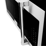 Over the Range Microwave Oven in Stainless Steel with Modern Handle