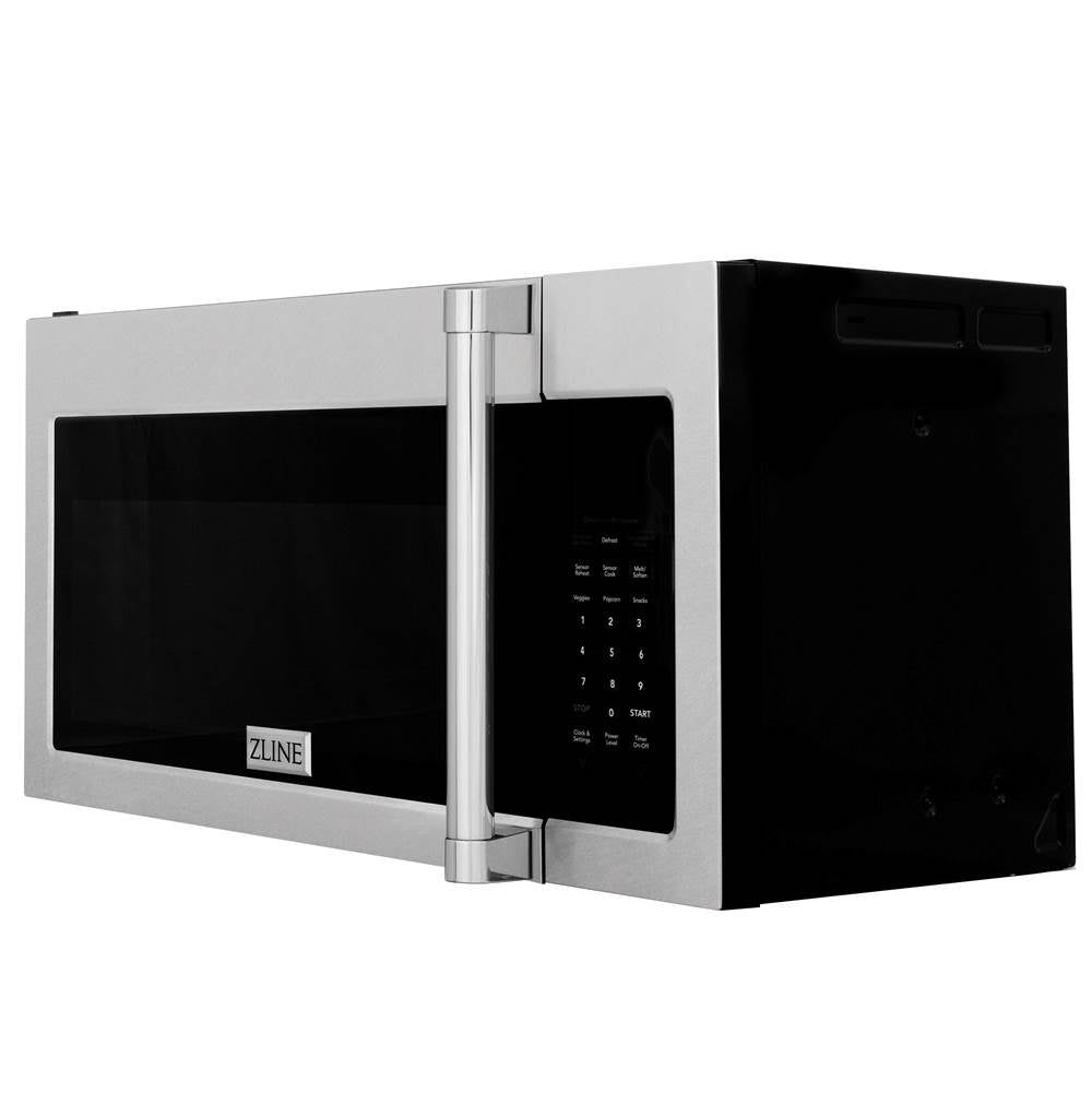 Over the Range Microwave Oven in Stainless Steel with Modern Handle