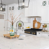 Autograph Edition 30'' Porcelain Rangetop with 4 Gas Burners in Black Stainless Steel and Champagne Bronze Accents