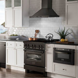 30'' 4.0 cu. ft. Induction Range with a 4 Element Stove and Electric Oven in Stainless Steel