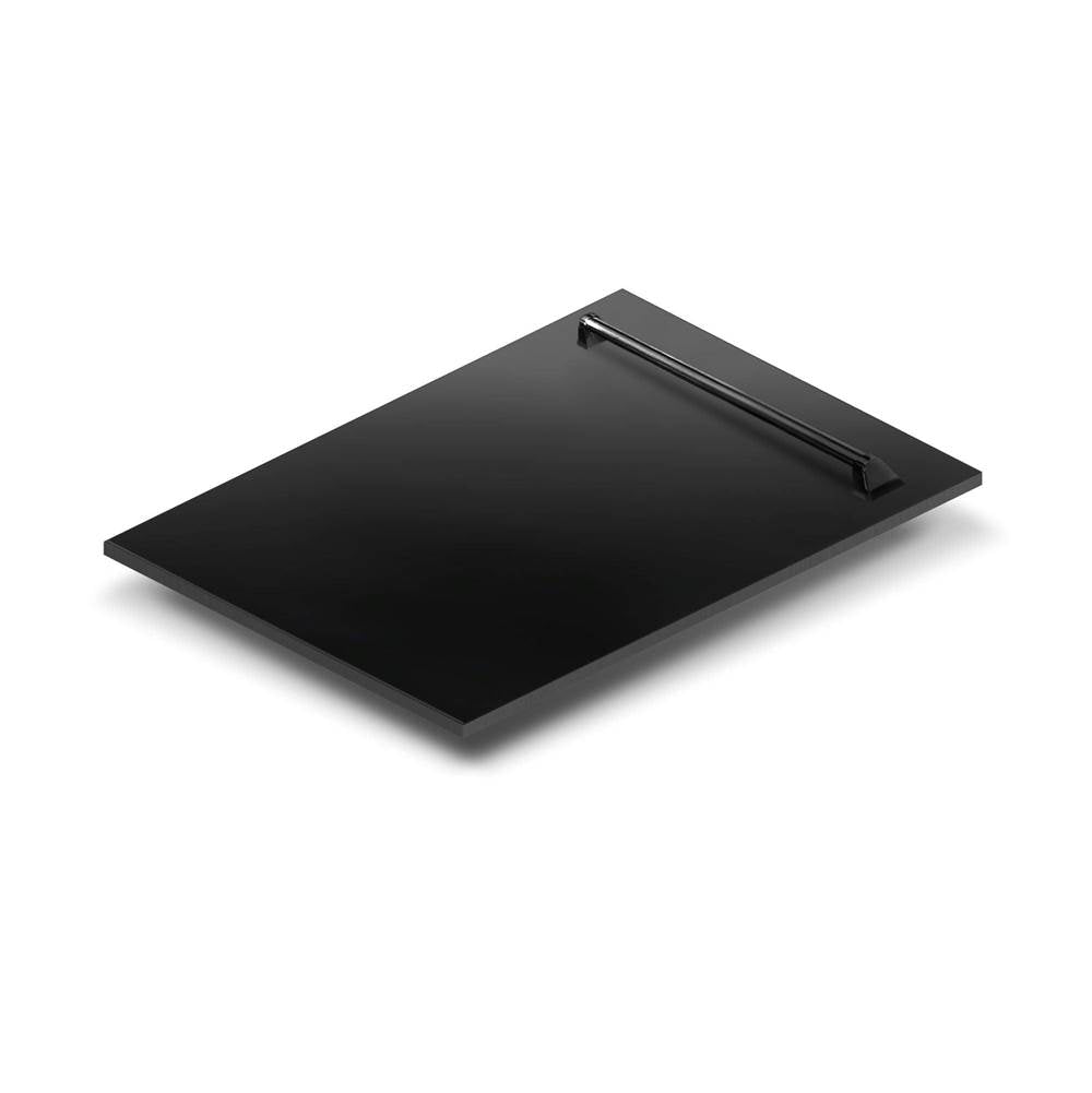 Z-Line - 18'' Dishwasher Panel with Traditional Handle (DP-18) - Black Stainless Steel