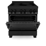 30'' 4.0 cu. ft. Induction Range with a 4 Element Stove and Electric Oven in Stainless Steel