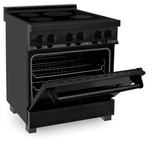 30'' 4.0 cu. ft. Induction Range with a 4 Element Stove and Electric Oven in Stainless Steel