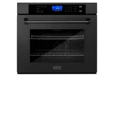 Z-Line - 30'' Professional Single Wall Oven in Black Stainless Steel - Black Stainless Steel
