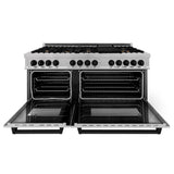 Autograph Edition 60'' 7.4 cu. ft. Dual Fuel Range with Gas Stove and Electric Oven in DuraSnow Stainless Steel with Champagne Bronze Accents (RASZ-60-CB)