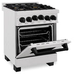 24'' 2.8 cu.' Range with Gas Stove and Gas Oven in DuraSnow Stainless Steel with Champagne Bronze Accents