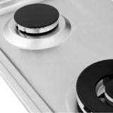 36'' Dropin Cooktop with 6 Gas Brass Burners