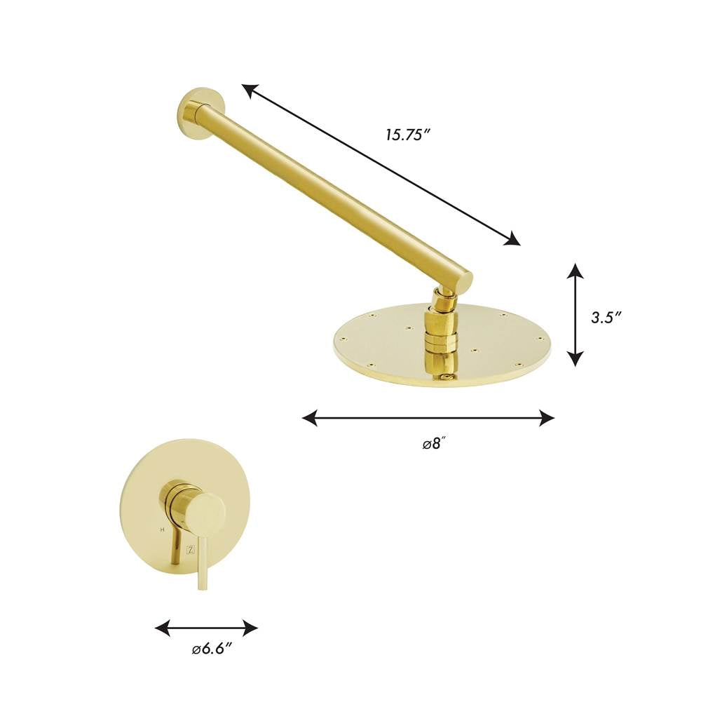 El Dorado Shower Faucet in Brushed Nickel