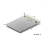 18'' Autograph Edition Tallac Dishwasher Panel in Stainless Steel with Champagne Bronze Handle