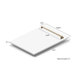18'' Autograph Edition Tallac Dishwasher Panel in Stainless Steel with Champagne Bronze Handle
