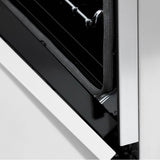 Autograph Edition 60'' 7.4 cu. ft. Dual Fuel Range with Gas Stove and Electric Oven in DuraSnow Stainless Steel with White Matte Door and Champagne Bronze Accents