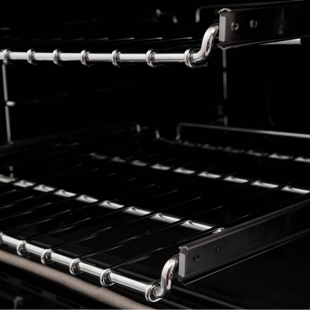 Autograph Edition 30'' 4.0 cu.' Dual Fuel Range with Gas Stove and Electric Oven in Stainless Steel with White Matte Door and CB Accents