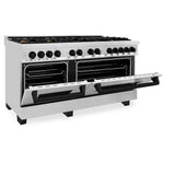 Autograph Edition 60'' 7.4 cu.' Dual Fuel Range with Gas Stove and Electric Oven in Stainless Steel with Champagne Bronze Accents