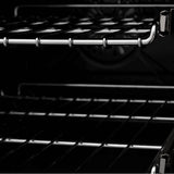 60'' 7.4 cu. ft. Electric Oven and Gas Cooktop Dual Fuel Range with Griddle and White Matte Door in Fingerprint Resistant Stainless