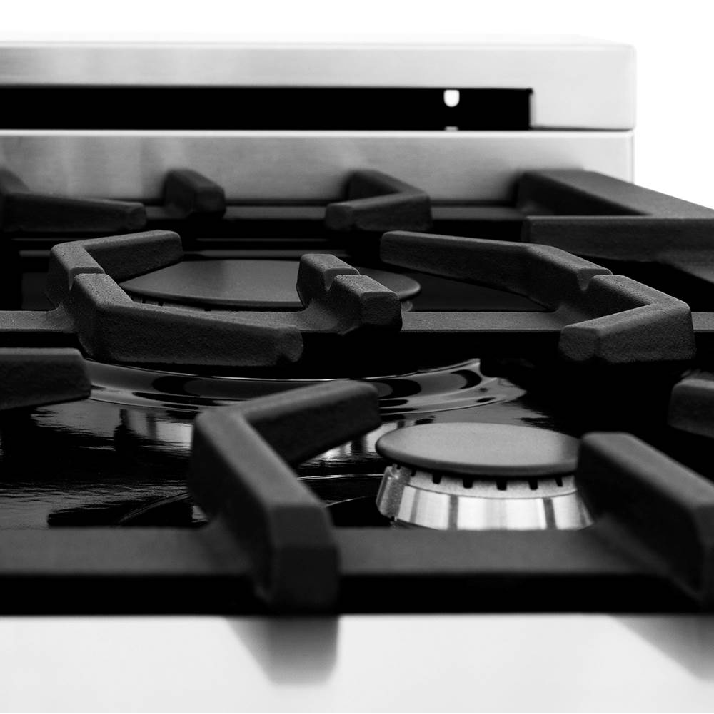 24'' 2.8 cu. ft. Electric Oven and Gas Cooktop Dual Fuel Range with Griddle in Stainless Steel