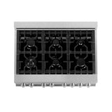 48'' 6.0 cu. ft. Electric Oven and Gas Cooktop Dual Fuel Range with Griddle in Fingerprint Resistant Stainless