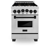 Autograph Edition 24'' 2.8 cu.' Range with Gas Stove and Gas Oven in Stainless Steel with Champagne Bronze Accents