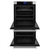 Z-Line - 30'' Professional Double Wall Oven in Black Stainless Steel - Black Stainless Steel