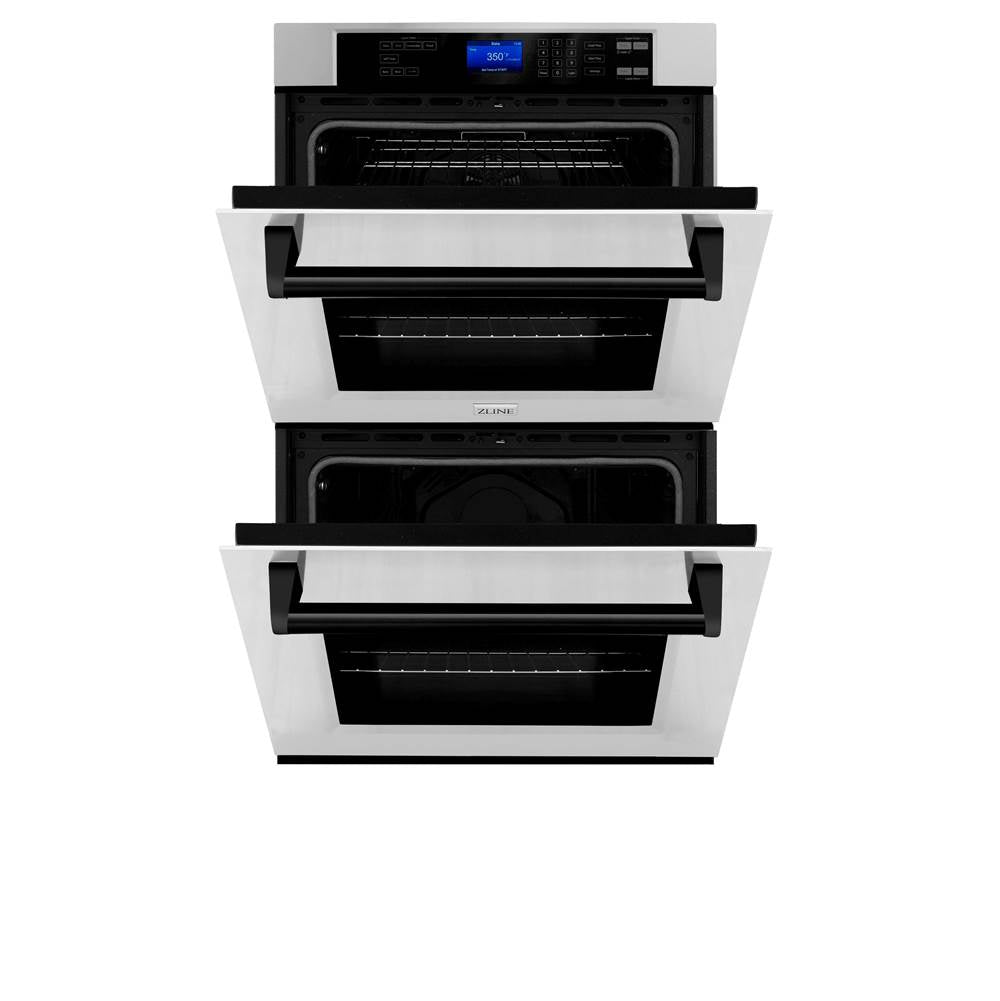 30'' Autograph Edition Double Wall Oven with Self Clean and True Conection in Stainless Steel and Champagne Bronze