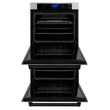 30'' Autograph Edition Double Wall Oven with Self Clean and True Conection in Stainless Steel and Champagne Bronze