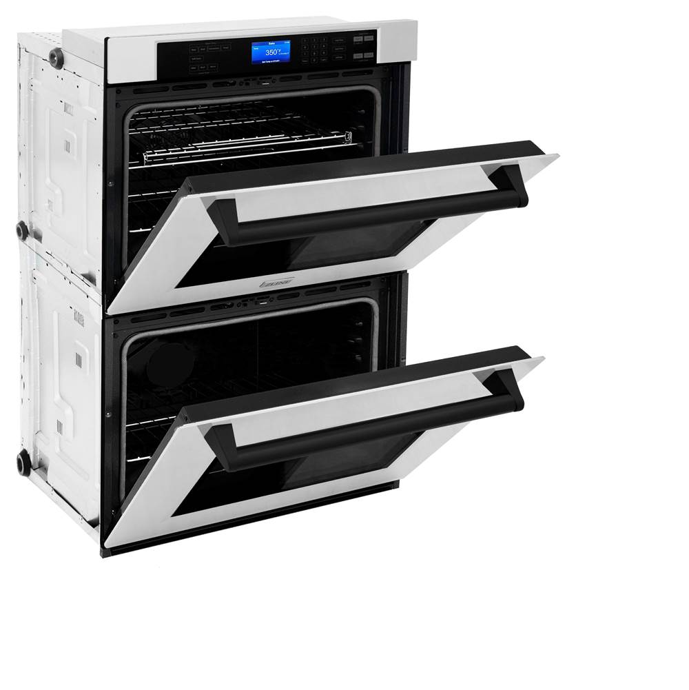 30'' Autograph Edition Double Wall Oven with Self Clean and True Conection in Stainless Steel and Champagne Bronze