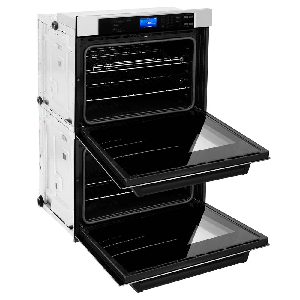 30'' Autograph Edition Double Wall Oven with Self Clean and True Conection in Stainless Steel and Champagne Bronze