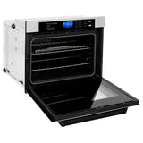 30'' Autograph Edition Single Wall Oven with Self Clean and True Conection in DuraSnow Stainless Steel and Champagne Bronze