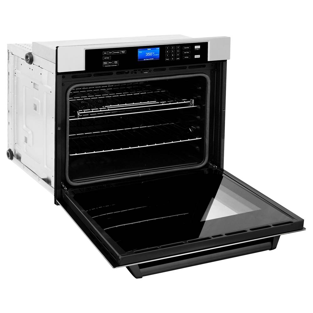 30'' Autograph Edition Single Wall Oven with Self Clean and True Conection in Stainless Steel and Champagne Bronze