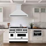 48''  Autograph Edition Stainless Steel Range Hood with Stainless Steel Shell and Champagne Bronze Handle