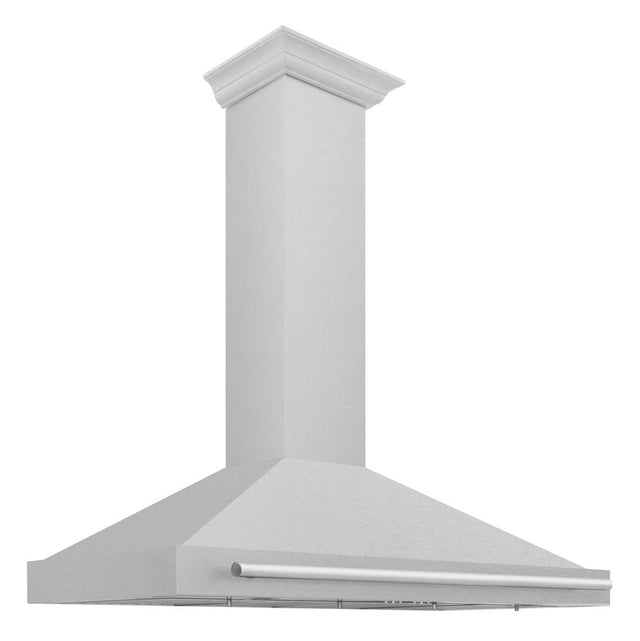 Z-Line - 48'' DuraSnow Stainless Steel Range Hood with Stainless Steel Handle - Stainless Steel