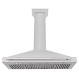 48'' DuraSnow Stainless Steel Range Hood with Stainless Steel Handle