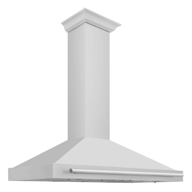 Z-Line - 48'' Stainless Steel Range Hood with Stainless Steel Handle - Stainless Steel