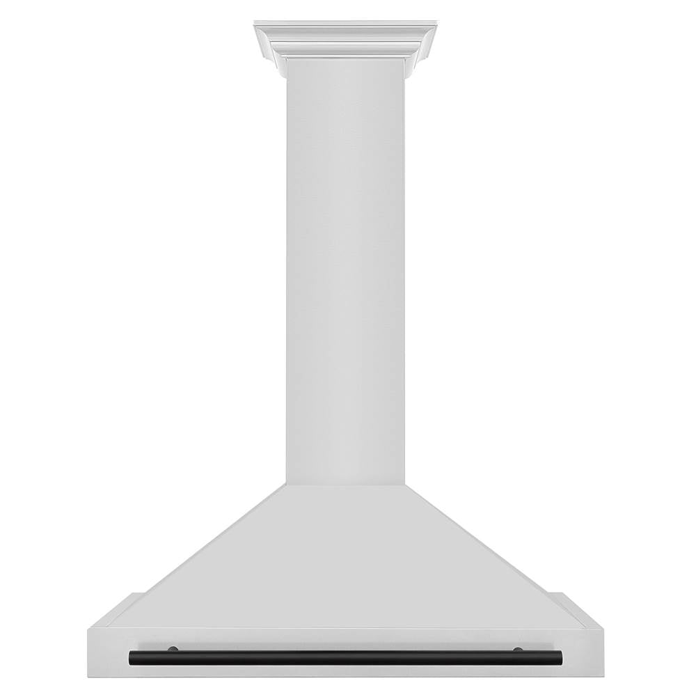 36'' Autograph Edition Stainless Steel Range Hood with Stainless Steel Shell and Champagne Bronze Accents