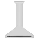 36'' Autograph Edition Stainless Steel Range Hood with Stainless Steel Shell and Champagne Bronze Accents