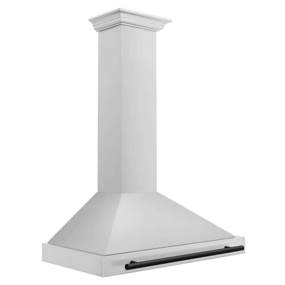36'' Autograph Edition Stainless Steel Range Hood with Stainless Steel Shell and Champagne Bronze Accents