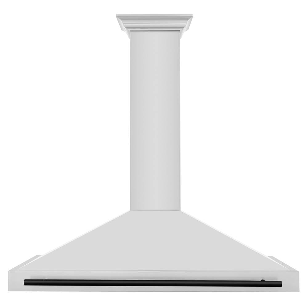 48'' Autograph Edition Stainless Steel Range Hood with Stainless Steel Shell and Champagne Bronze Accents