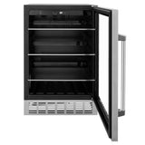 24'' Monument 154 Can Beverage Fridge in Stainless Steel