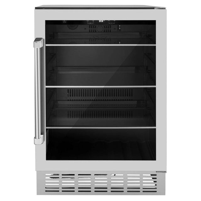 Z-Line - 24'' Monument 154 Can Beverage Fridge in Stainless Steel - Stainless Steel